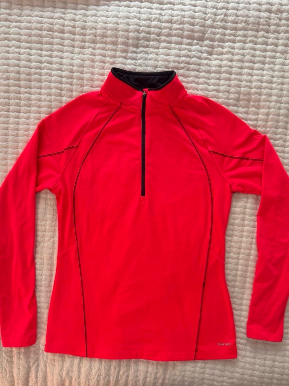 Hind neon pink athletic quarter-zip long sleeve - Size M